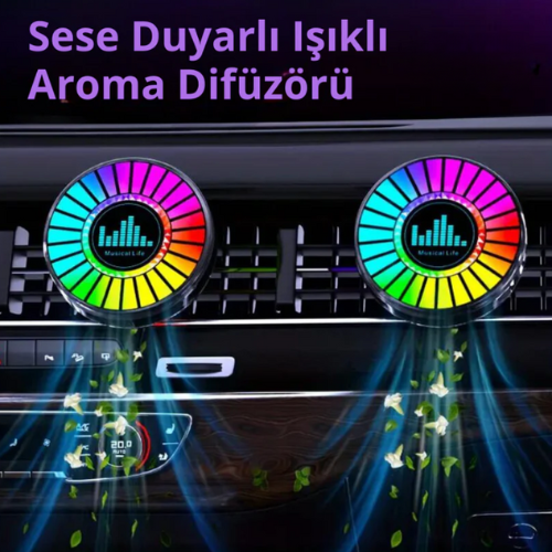 Müziğe Duyarlı RGB Araç Kokusu